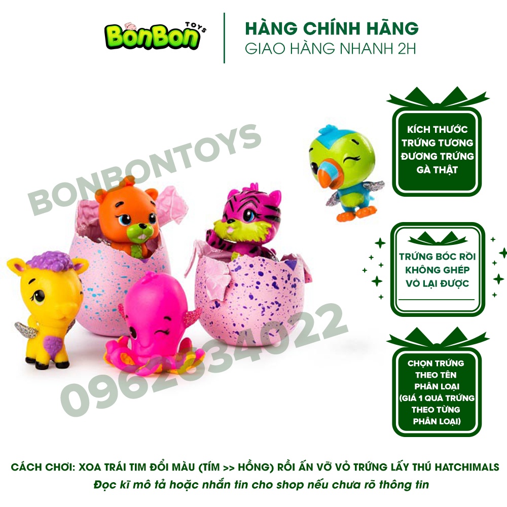 Trứng Hatchimals các phiên bản/mùa khác nhau - đồ chơi chính hãng cho bé BonBonToys