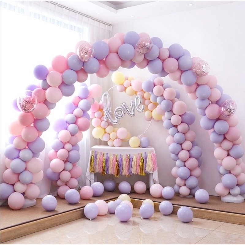 Bóng cao su pastel 10inh = 35cm màu đặc biệt trang trí sinh nhật cho bé