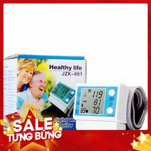 Freeship Máy đo huyết áp Cổ Tay Healthy Life JZK-001