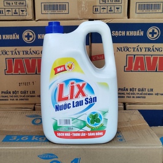 Nước Lau Sàn LIX hương Bạc Hà 4 lít