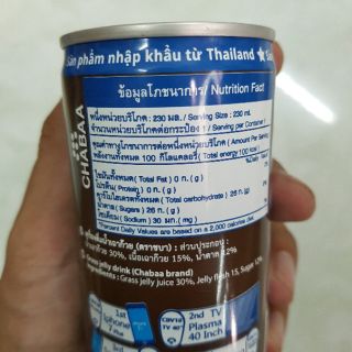 [Mẫu mới] Thùng 24 lon Sương Sáo ChaBaa Thái Lan