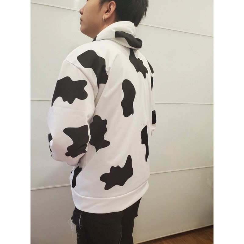 (SẴN) Áo hoodie nam nữ bò sữa ulzzang unisex 🐏 FREESHIP 💚 Áo nỉ dáng rộng 🐏