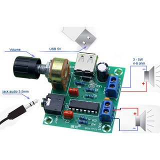 Module Khuếch Đại Audio PM2038 2x5W 5V