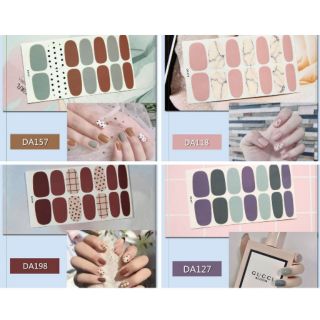 Bộ sticker dán móng tay trang trí 3D hình dán móng