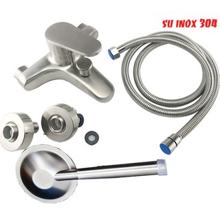 Bộ vòi sen tắm nóng lạnh inox 304