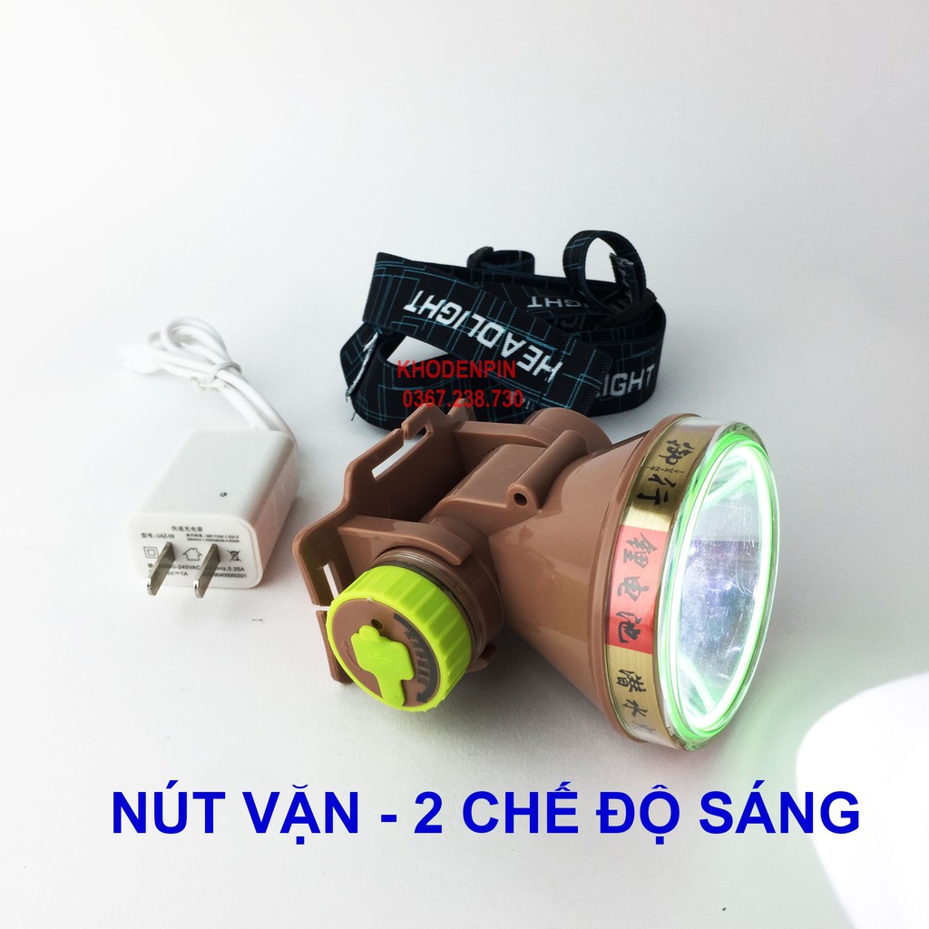 (HÀNG ĐẸP) Đèn đội đầu cao cấp chống nước kín nước đèn led siêu sáng Ánh sáng vàng hoặc ánh sáng trắng No 8138 và 8148