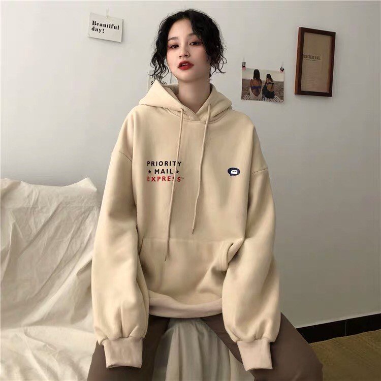 Áo Hoodie, Áo Phông Unisex Hình Lá Thư ULzzang - GenZ Pucca | BigBuy360 - bigbuy360.vn