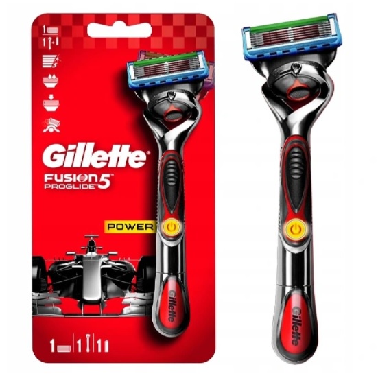 Bộ dao cạo râu chạy pin và 8 lưỡi dao cạo Râu Gillette Fusion Proglide 5+1