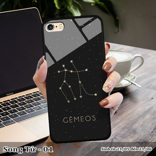 Ốp lưng kính 3D iPhone 6 Plus cung hoàng đạo