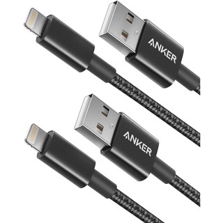 Hộp 2 dây sạc Anker Premium Lightning  dài 1.8m cho iphone, ipad,...- A8153 [Hoàn xu 8-15%]