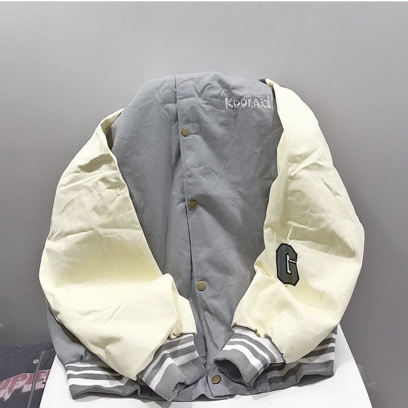 Áo Khoác Bomber KOOLAID 2 lớp chất kaki bên trong lót dù Unisex | BigBuy360 - bigbuy360.vn