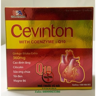 Hoạt huyết dưỡng não, tăng cường tuần hoàn máu não Ceviton.