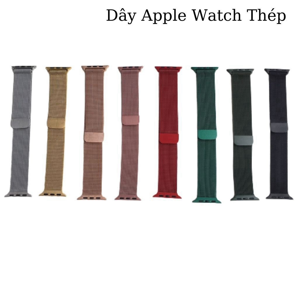 Dây Apple Watch ⚡ Dây Apple Watch Thép Không Gỉ Milanese Loop Sang Chảnh - Hot Trend ⚡ Series 5/4/3/2/1