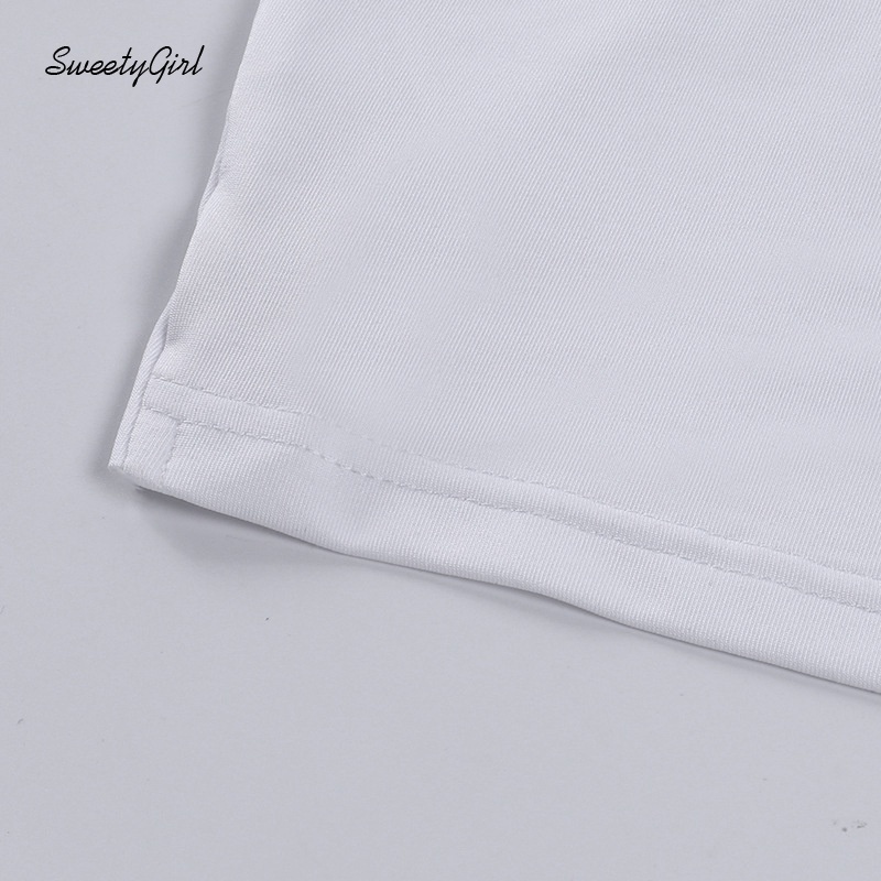 Áo croptop trễ vai tay ngắn màu trơn dáng ôm thời trang quyến rũ cho nữ