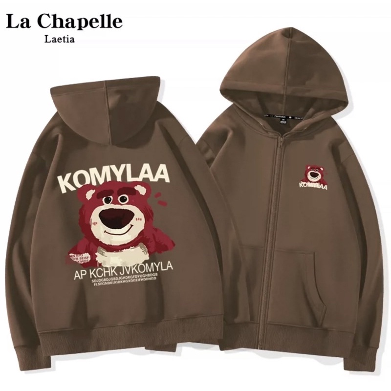 Áo khoác nỉ fom rộng unisex