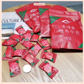 Giấy nén💥FREESHIP💥 khăn giấy khăn nén viên kẹo Hàn Quốc túi 20 viên