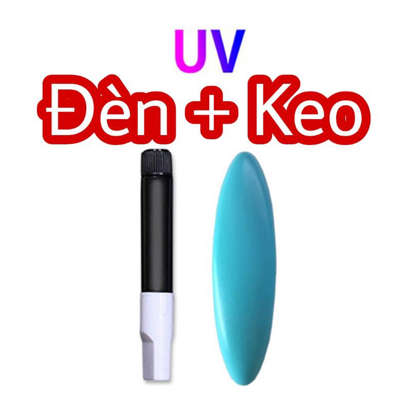 Keo Dán Và Đèn UV dùng để dán cường lực UV cho điện thoại Xiaomi / Samsung / LG