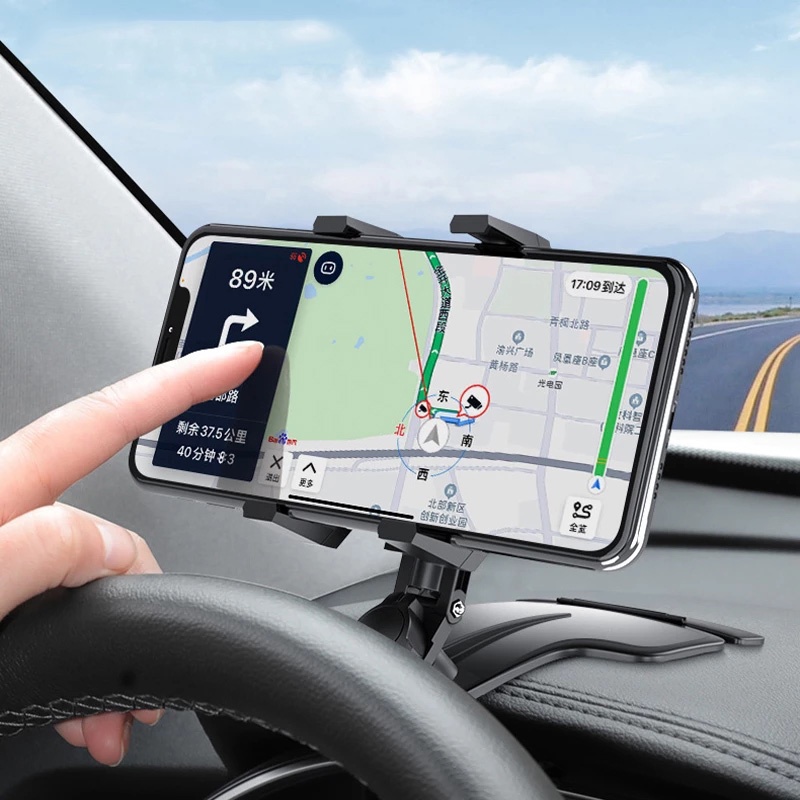 Kẹp ĐiệN ThoạI Xoay 360 Độ ° Giá Đỡ Đỗ Xe / Điện Thoại Gắn Kính Chiếu Hậu Thông Dụng Cho Xe Hơi