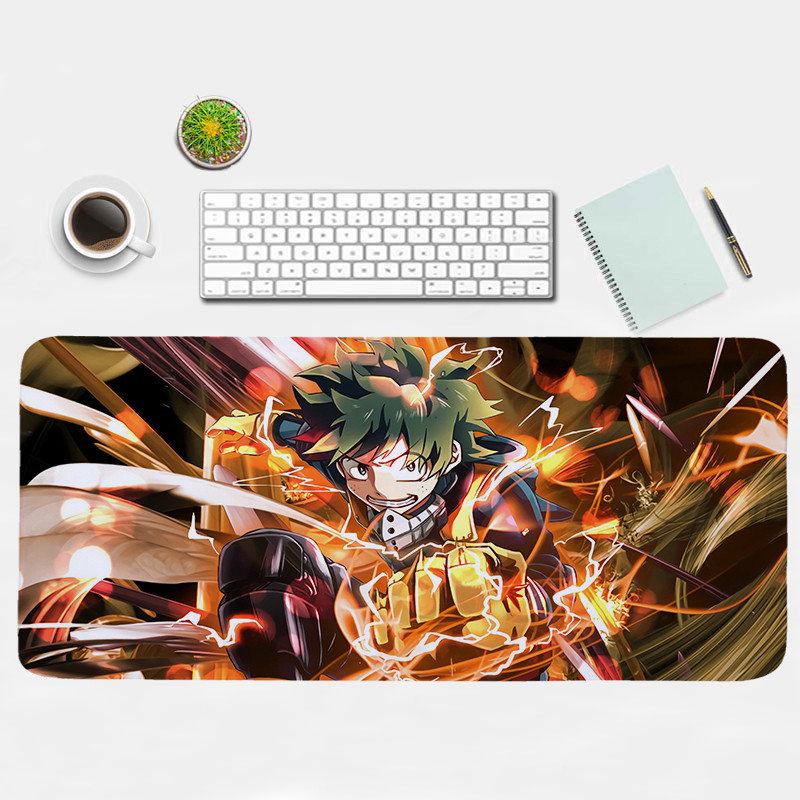 Miếng Lót Chuột Và Bàn Phím Chống Trượt Hình Nhân Vật Phim Học Viện Anh Hùng 30x60cm