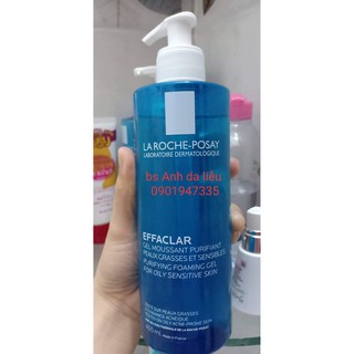 Sữa rửa mặt cho da dầu nhạy cảm Laroche posay effaclar purifying foaming gel 400ml
