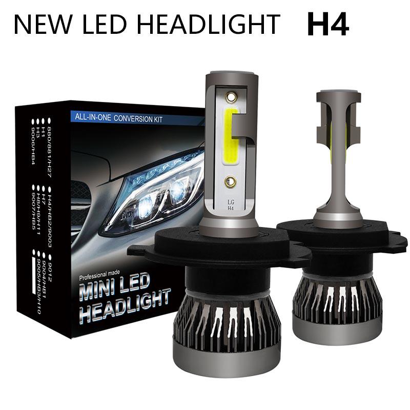 Bộ 2 bóng đèn pha NovSight Xenon H4 9003 HB2 72W 9000Lm 6000K chất lượng cao cho xe hơi