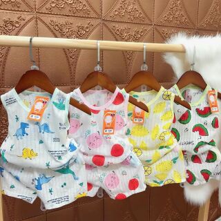Bộ  balô  cotton giấy  cho  bé