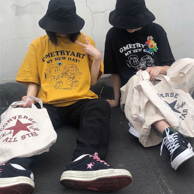 Áo thun tay lỡ Unisex My New Day