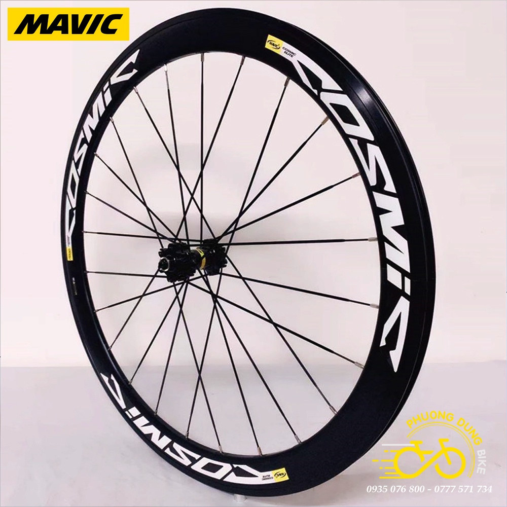 Bộ vành nhôm xe đạp MAVIC COSMIC ELITE 700Cx50mm - CỐI NỔ