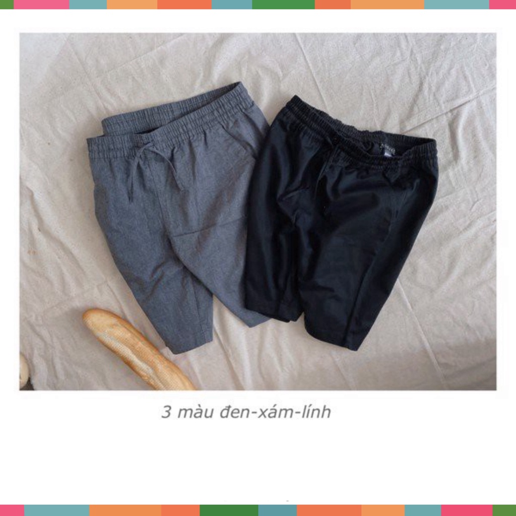 Quần short Nam AGE2X Phiên bản LƯNG THUN toàn phần, không cần dây kéo hay nút cúc, chất kaki 83% cotton, hàng VNXK