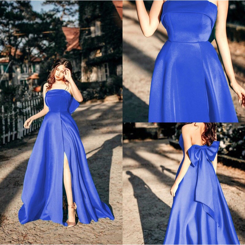 đầm maxi cúp nơ lưng cao cấp ( ảnh và video thật 1000% )size s/M/L/xl