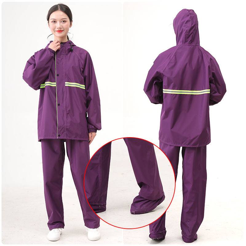 Bộ Quần Áo Mưa Toàn Thân Chống Thấm Nước Cho Người Lớn