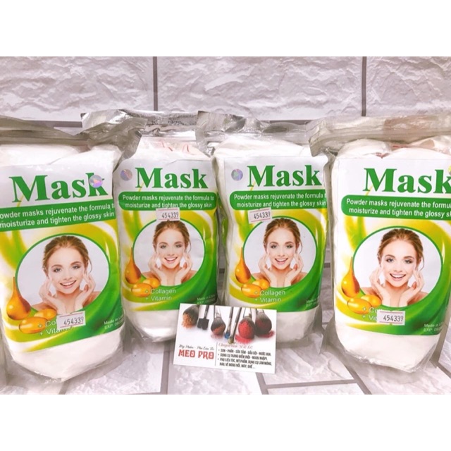 BỘT MẶT NẠ CĂNG BÓNG DA COLLAGEN MASK