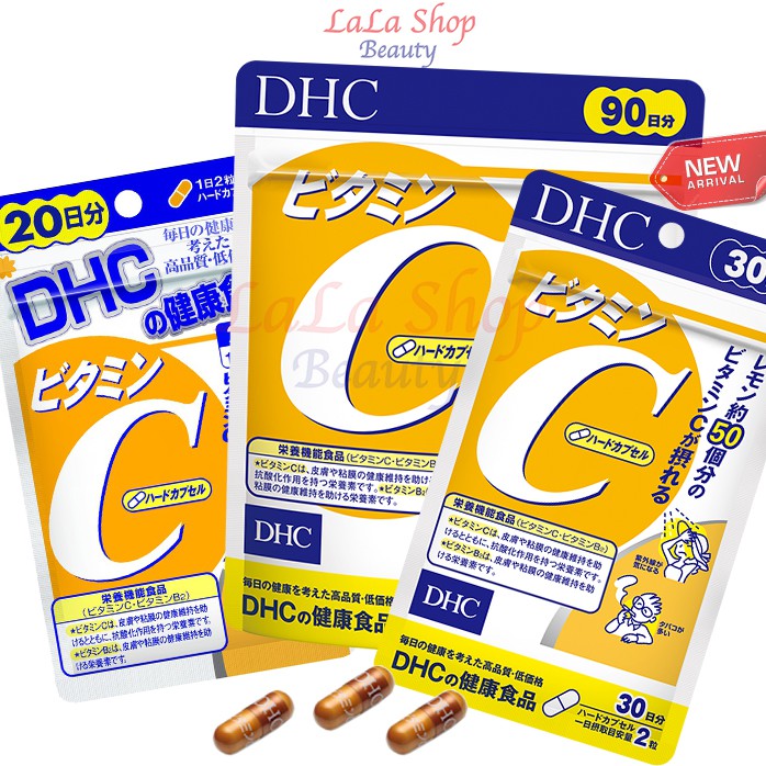 Viên Uống Vitamin C DHC giúp sáng da, mờ thâm và tăng cường đề kháng