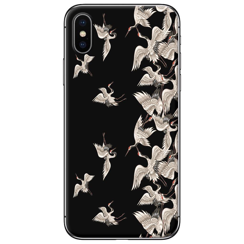 Ốp Lưng Iphone 5, 5s 6, 6s, 6 Plus, 6s Plus, 7,8, 7 Plus, 8 Plus, X -  Đàn Hạc