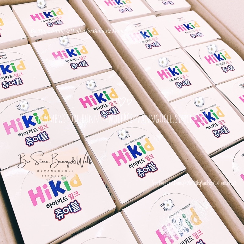 Sữa Hikid Dạng Viên Hộp 60 viên cho bé từ 3-12y - Hàn Quốc