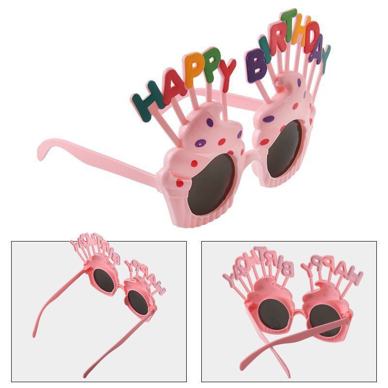 Phụ kiện kính chụp hình sinh nhật Happy birthday