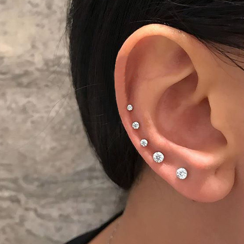 Bông Tai Hình Bướm Đính Đá Và Ngọc Trai Nhân Tạo Thời Trang