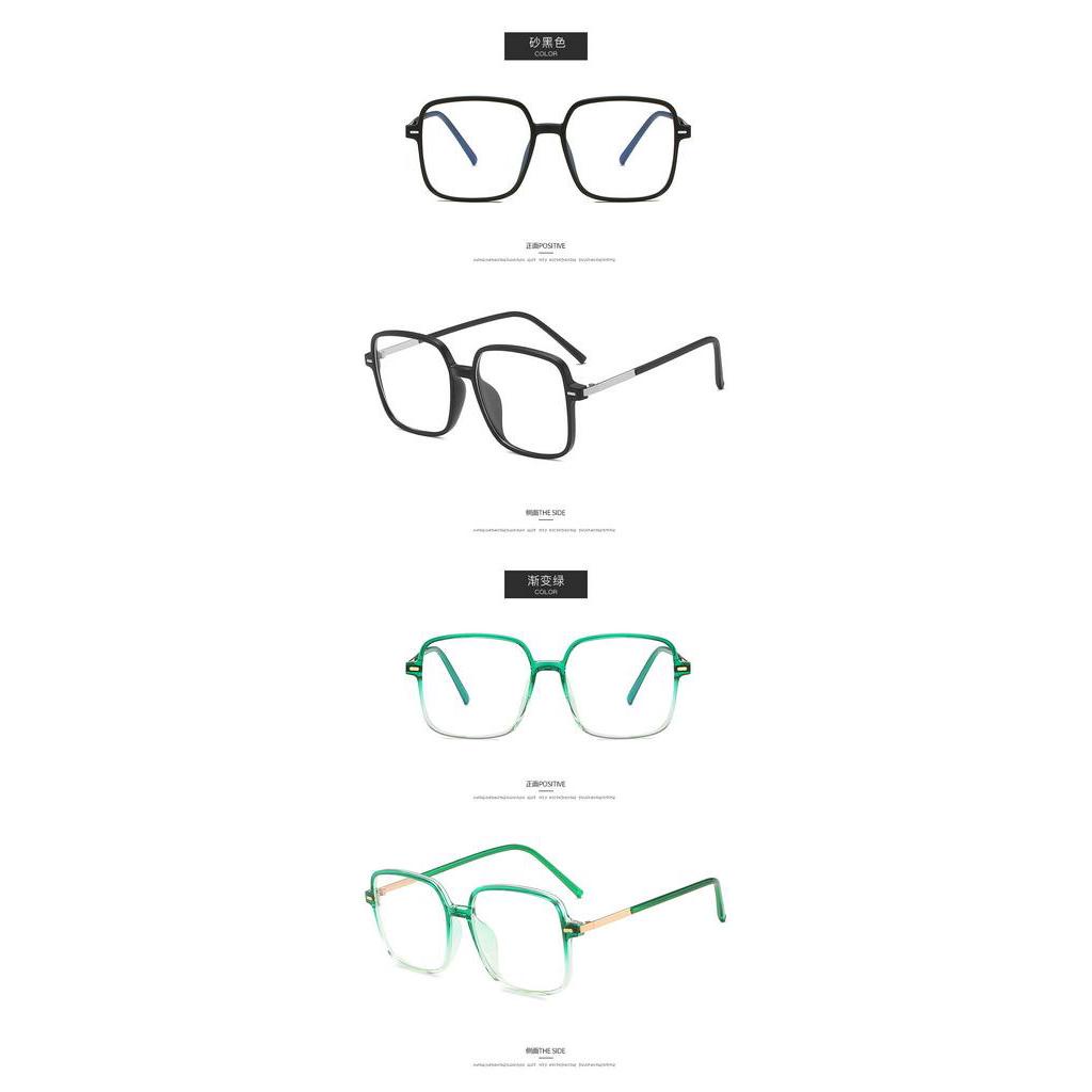 Mắt Kính Gọng Vuông Chống Bức Xạ Thời Trang Dành Cho Nữ