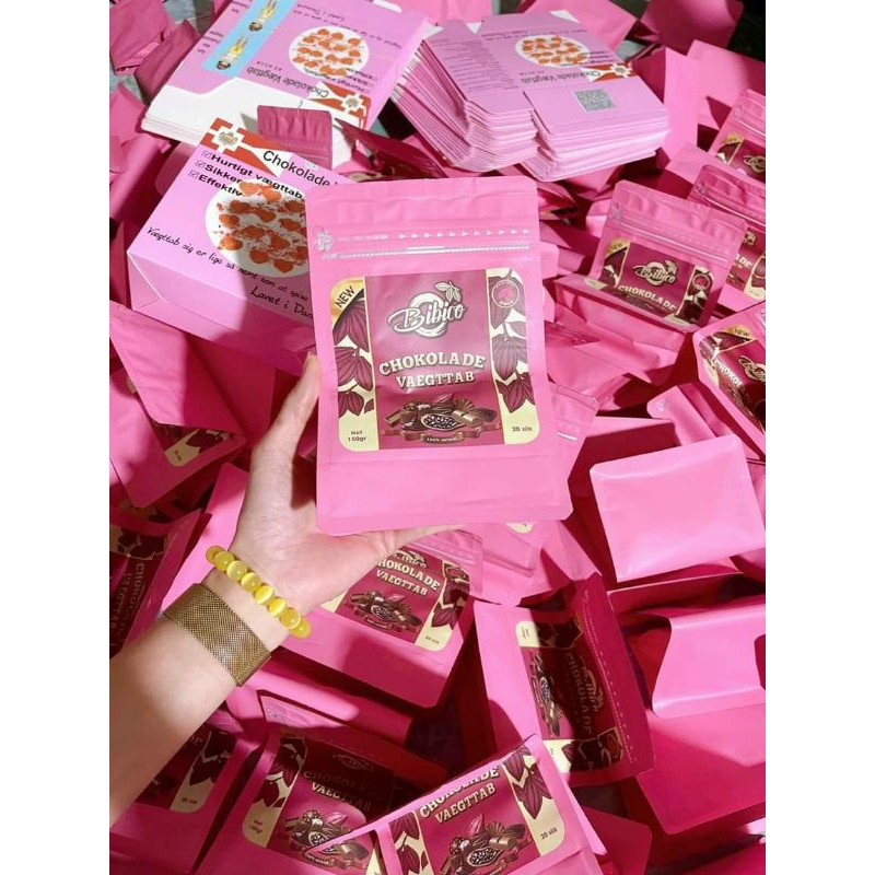 Kẹo socola giảm cân Đan Mạch, bản mới màu hồng