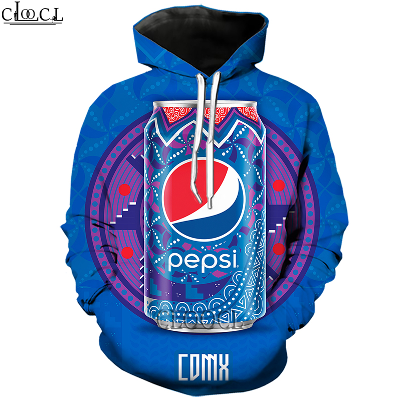 Áo Hoodie In Logo Pepsi Và Coca Cola 3d Phong Cách Hip Hop Thời Trang Cho Nam Nữ