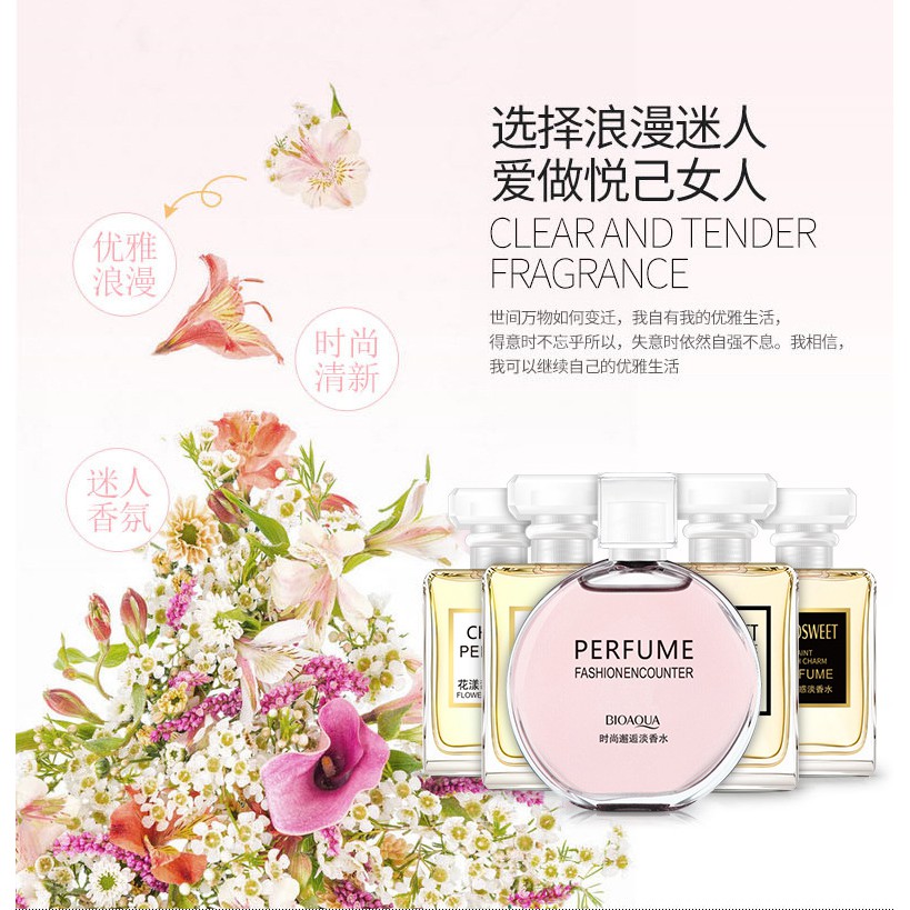 SET nước hoa siêu thơm lưu hương 24 tiếng Bioaqua 3 chai (Nội địa Trung) | Thế Giới Skin Care