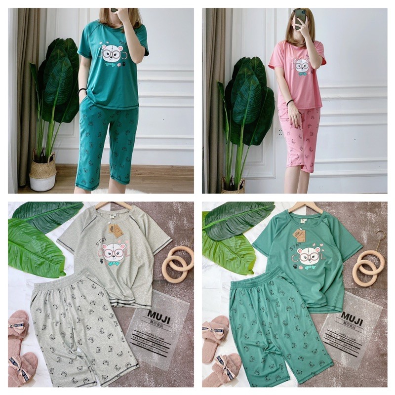 B41 - Bộ ngố cotton MU JI