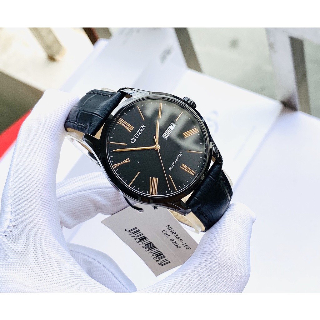 Đồng hồ nam dây da Citizen Automatic NH8365 19F