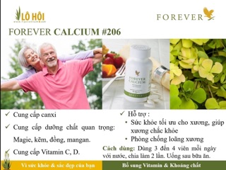 Thực phẩm chức năng Calcium Canxi