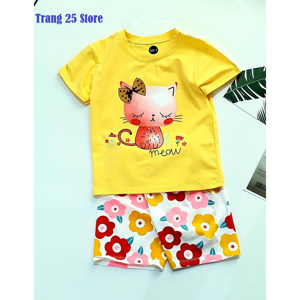 Bộ Quần Áo bé Gái chuẩn Form 12kg tới 40kg, Bộ thun cotton chất đẹp, bền , ko bai nhão AS08 -Trang 25 Kids