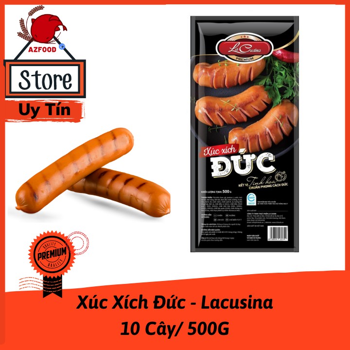 [TP.HCM 2H] Xúc Xích Đức Lacusina -  AZFOOD