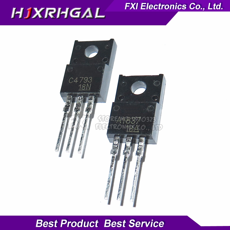 Set 5 Cặp 5 Cặp Linh Kiện Bán Dẫn 2SC4793 TO220 5 Cái 2SA1837 TO-220 C4793 A1837 230V 1A