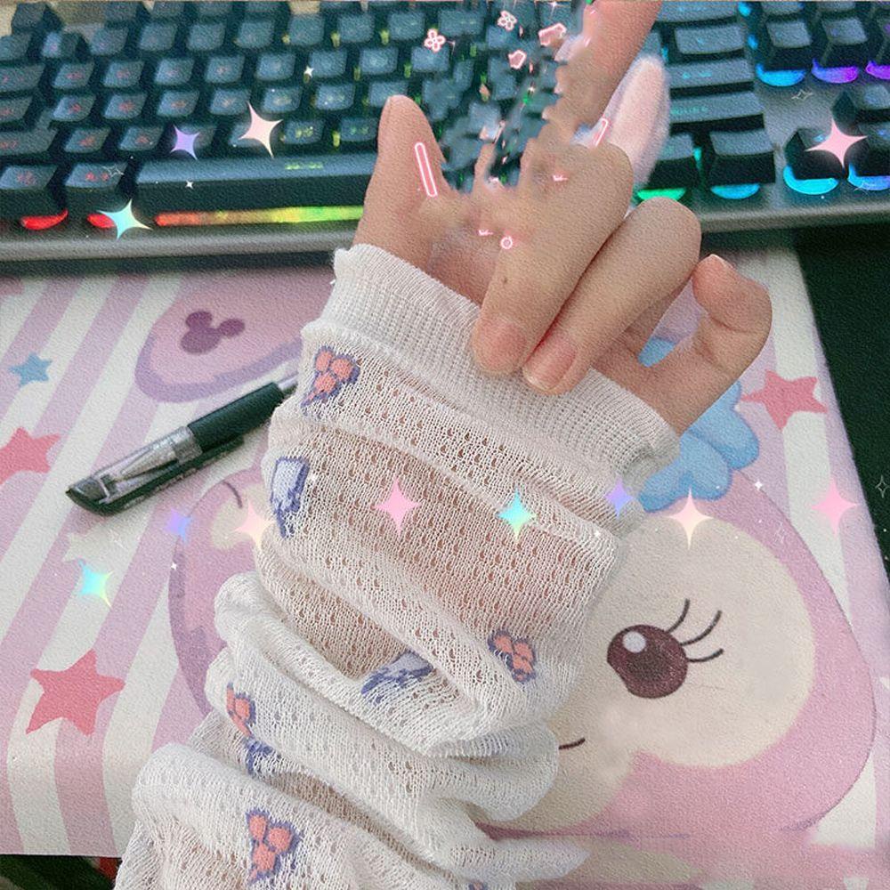 Găng Tay Nylon Giữ Ấm Cánh Tay Chống Nắng Thoải Mái Mùa Hè Cho Mèo