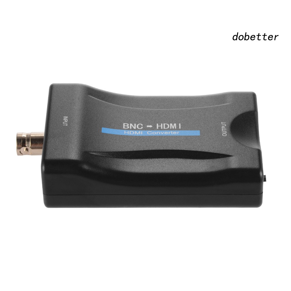 DOH_1080P/720P BNC to HDMI Video Converter Adapter for Camera/CCTV/Game Console/TV