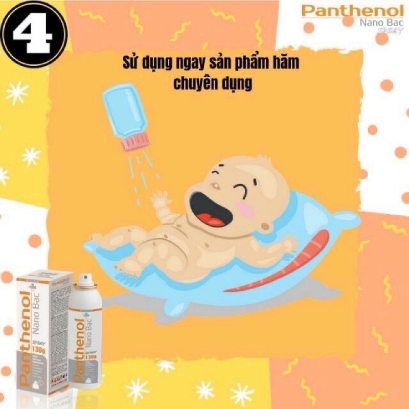 XỊT BỎNG PANTHENOL xịt bỏng da, hăm tã và tổn thương da